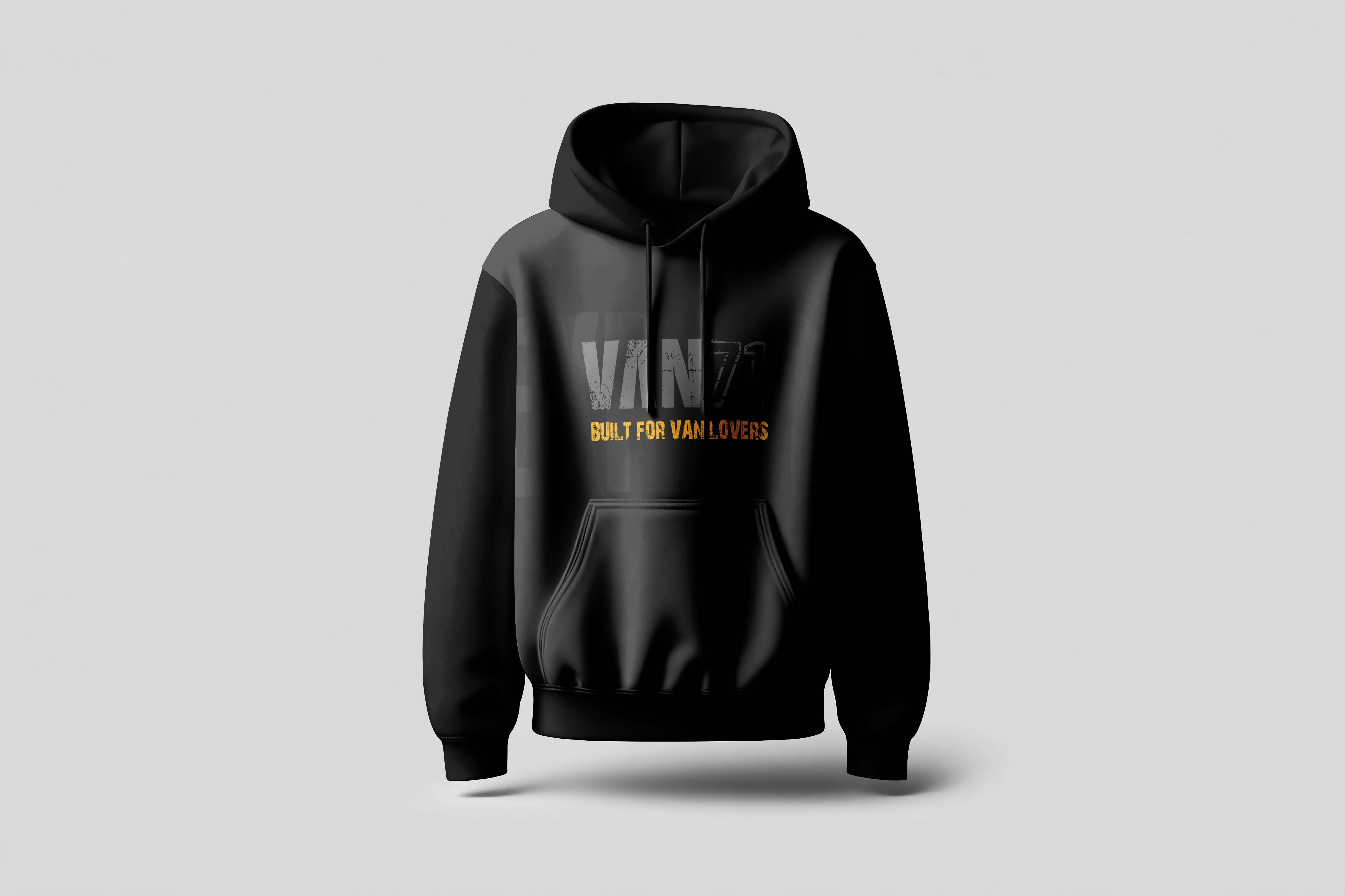 Van71 Schwarz Hoodie Destroy